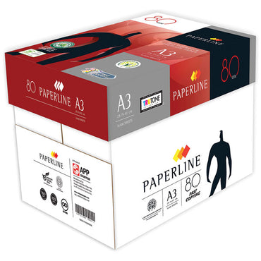 A3 Paperline Copy Paper 80gsm - Box of 3 Reams