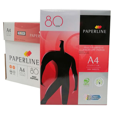 A4 Paperline Copy Paper 80gsm - Box of 5 Reams