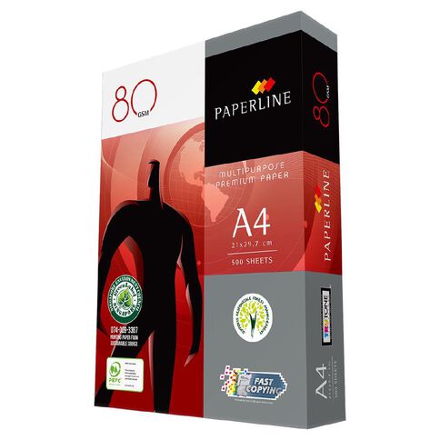 A4 Paperline Copy Paper 80gsm - Box of 5 Reams